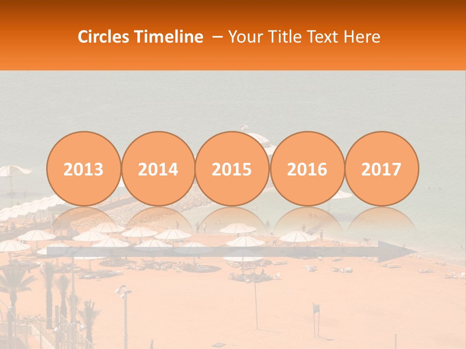 Beach By The Sea PowerPoint Template