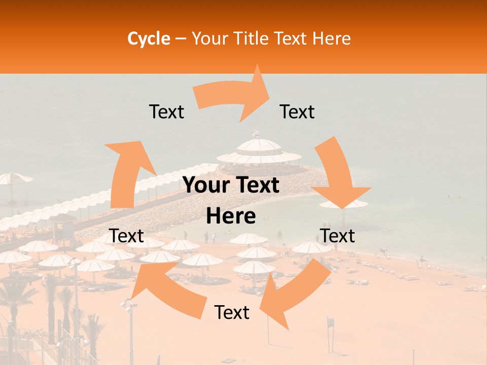 Beach By The Sea PowerPoint Template