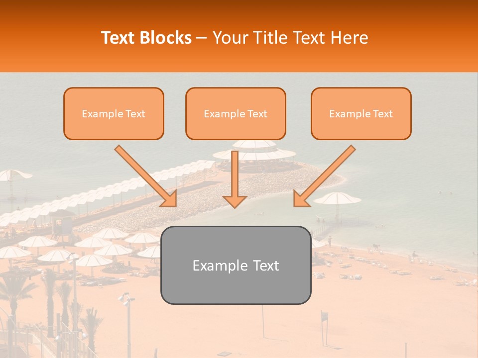 Beach By The Sea PowerPoint Template