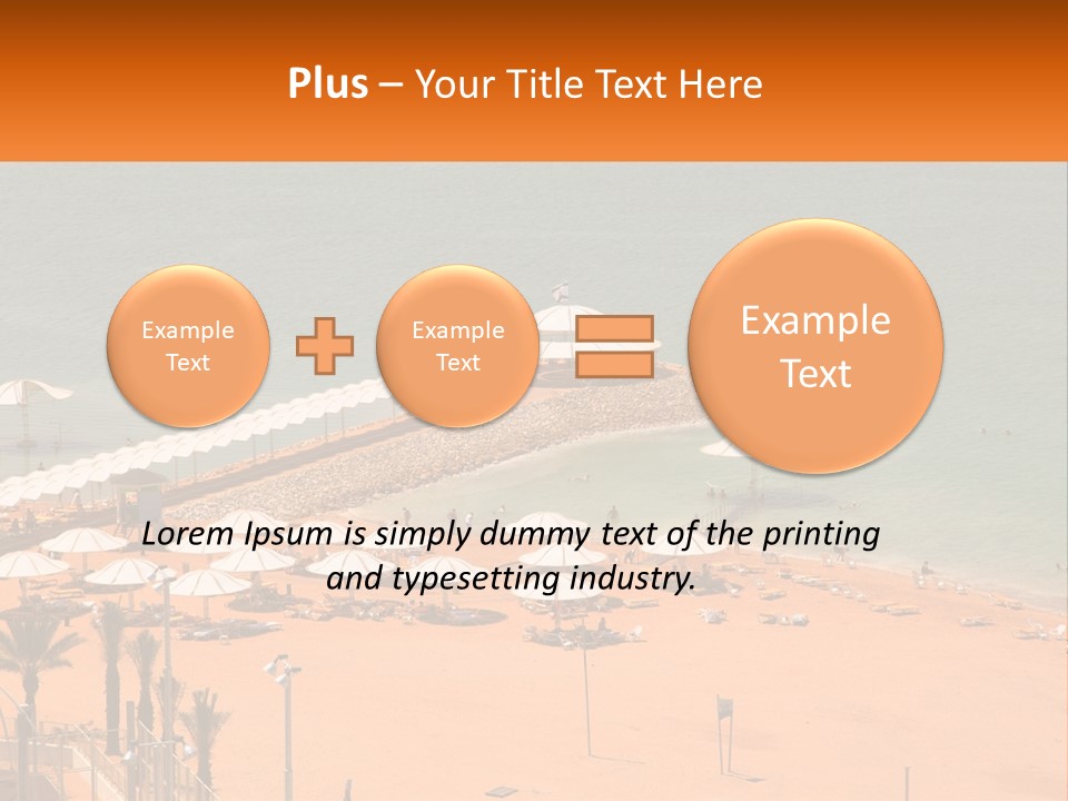 Beach By The Sea PowerPoint Template