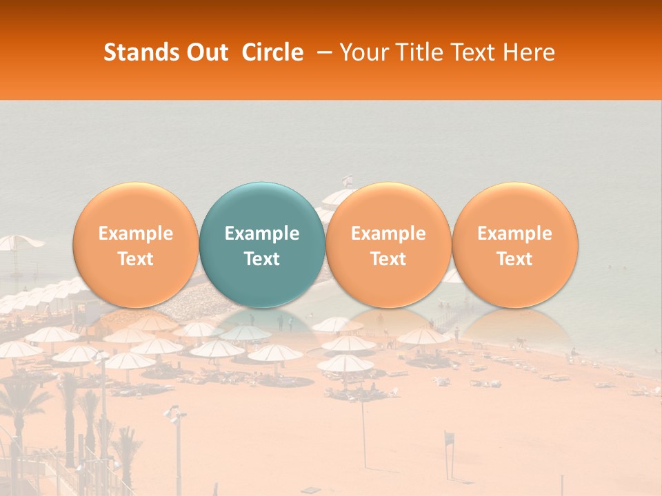 Beach By The Sea PowerPoint Template