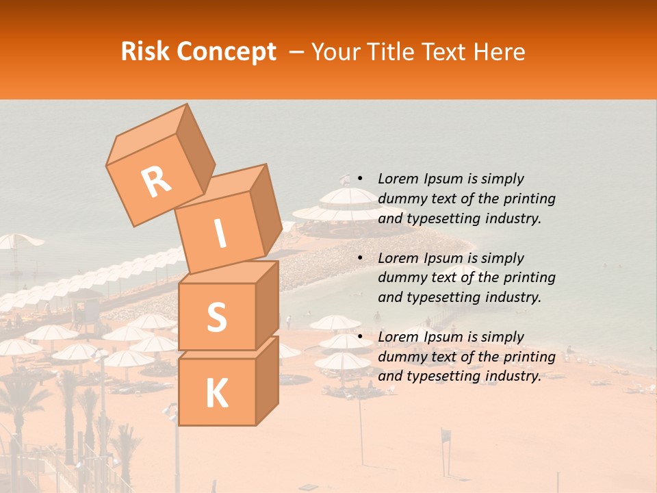 Beach By The Sea PowerPoint Template