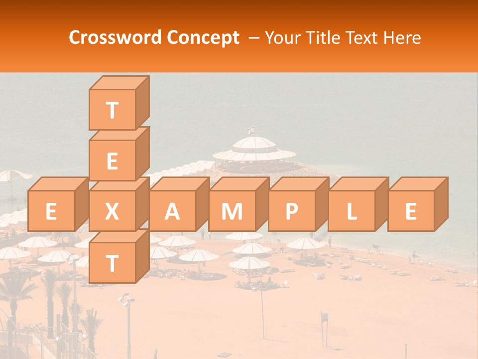 Beach By The Sea PowerPoint Template