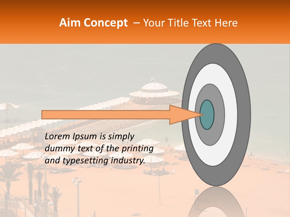 Beach By The Sea PowerPoint Template