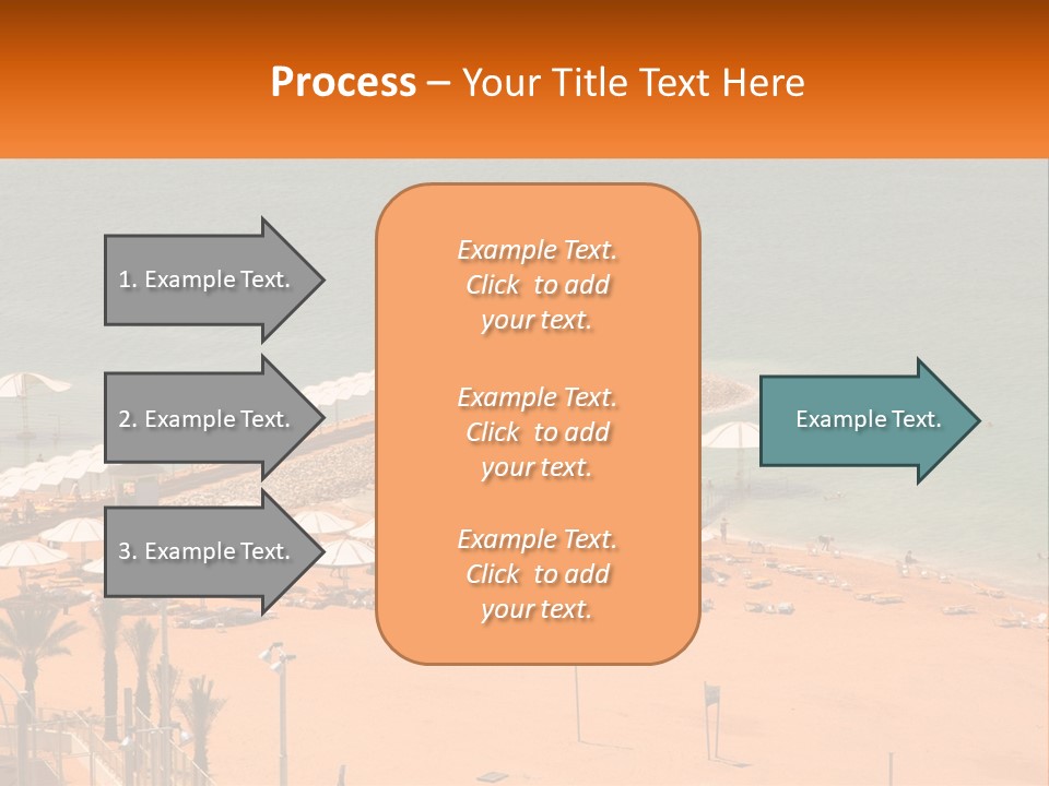 Beach By The Sea PowerPoint Template