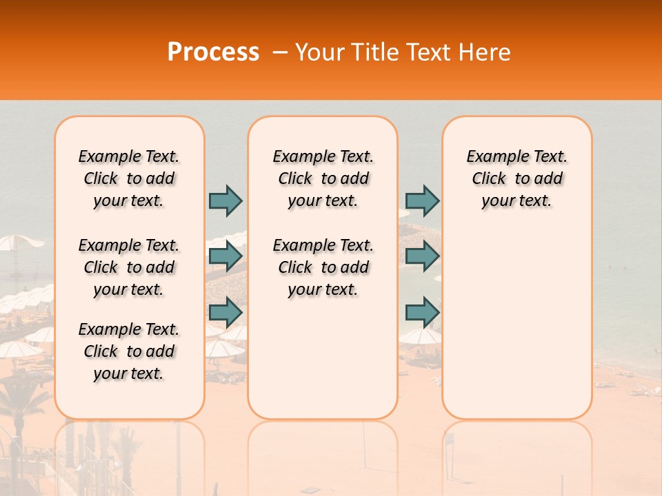 Beach By The Sea PowerPoint Template