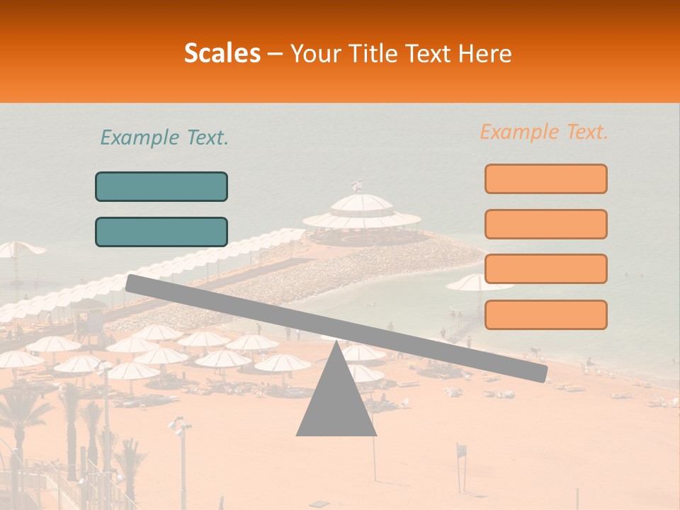 Beach By The Sea PowerPoint Template