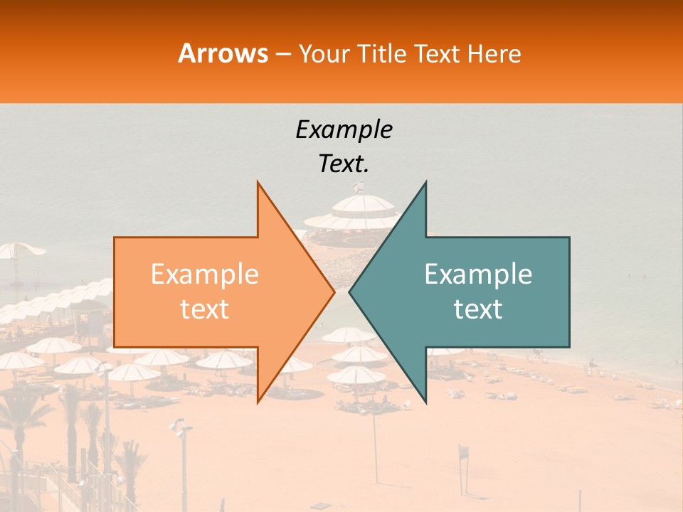 Beach By The Sea PowerPoint Template