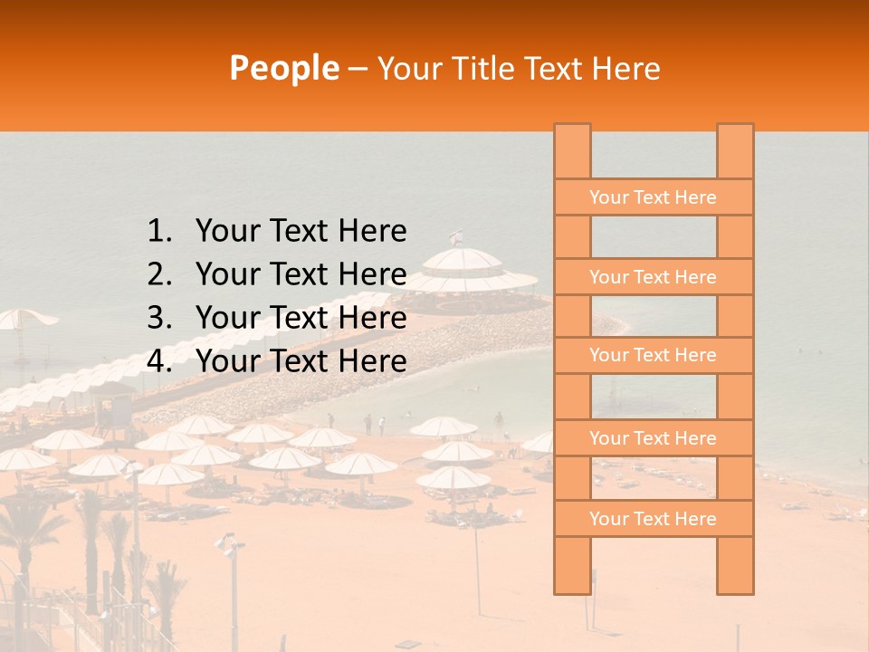 Beach By The Sea PowerPoint Template