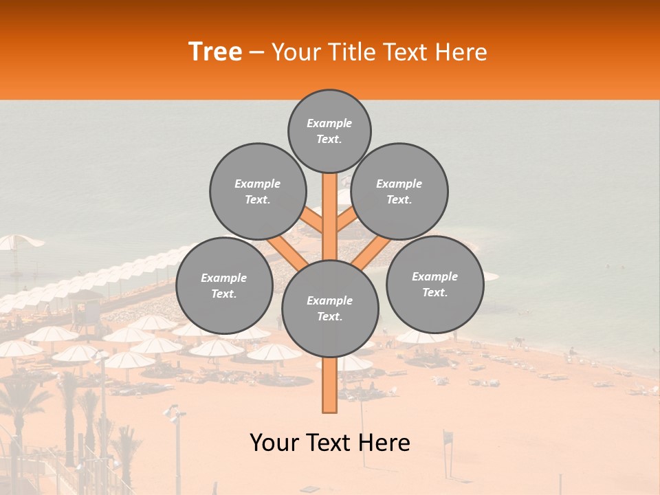 Beach By The Sea PowerPoint Template