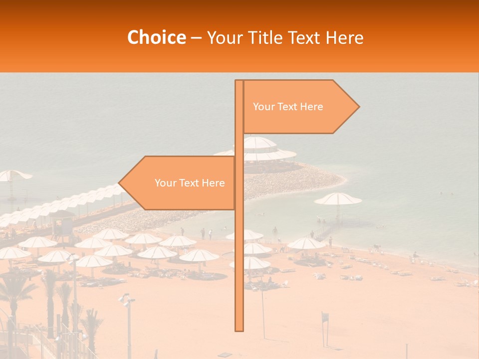 Beach By The Sea PowerPoint Template