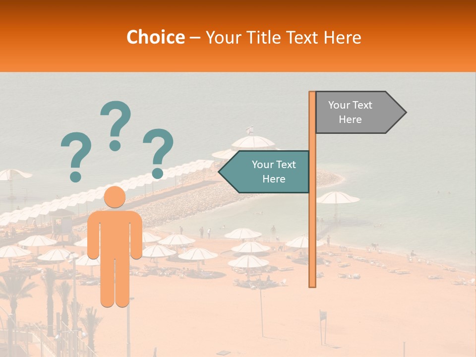 Beach By The Sea PowerPoint Template