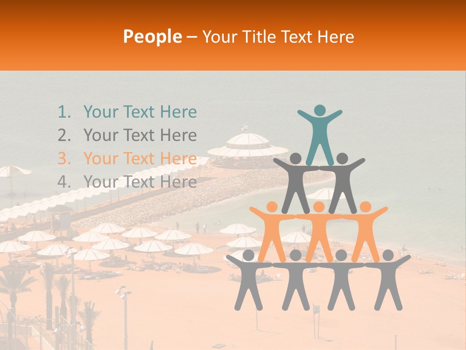 Beach By The Sea PowerPoint Template