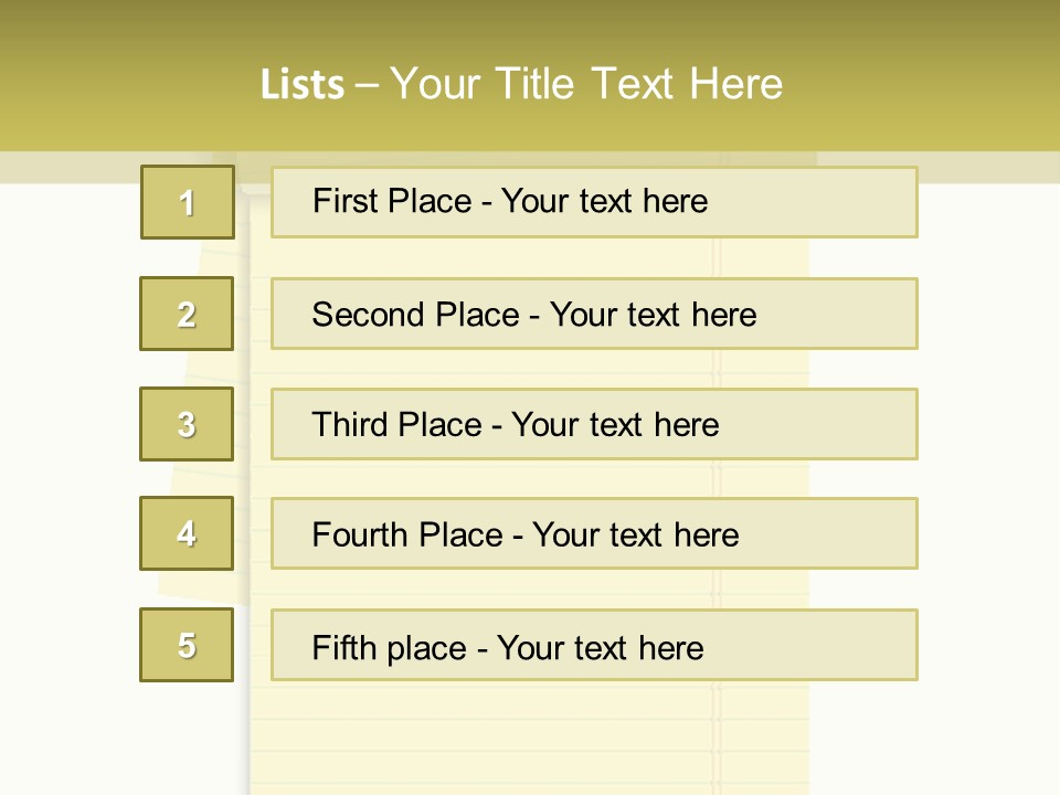 Notebook PowerPoint Template