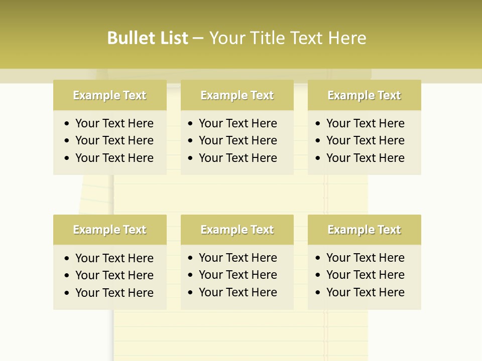 Notebook PowerPoint Template