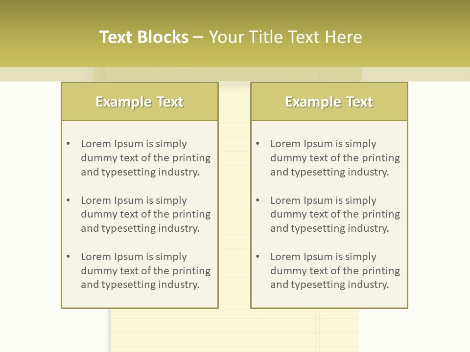 Notebook PowerPoint Template