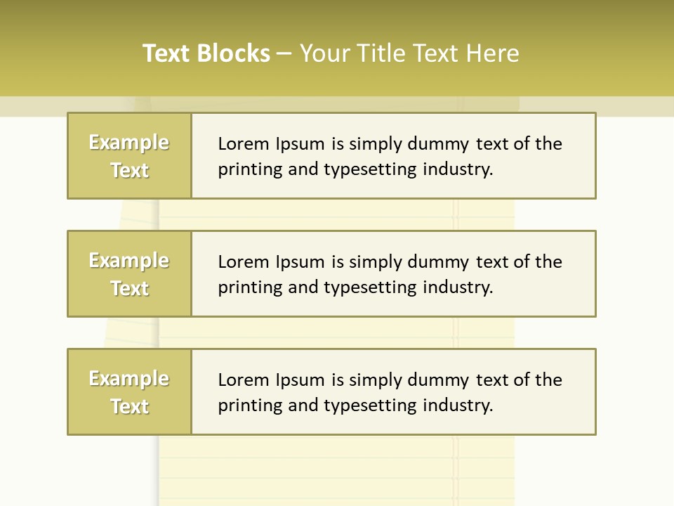 Notebook PowerPoint Template