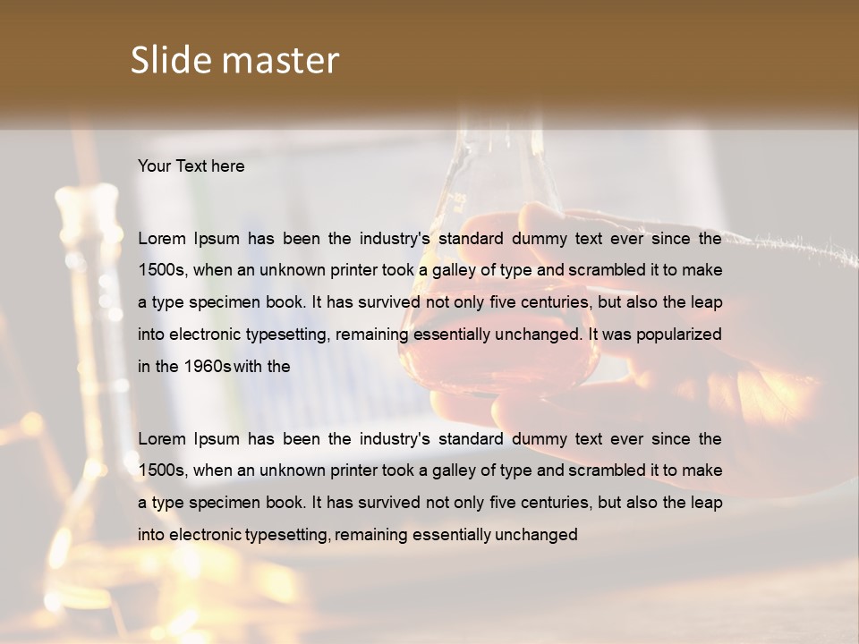 Chemical Flask PowerPoint Template