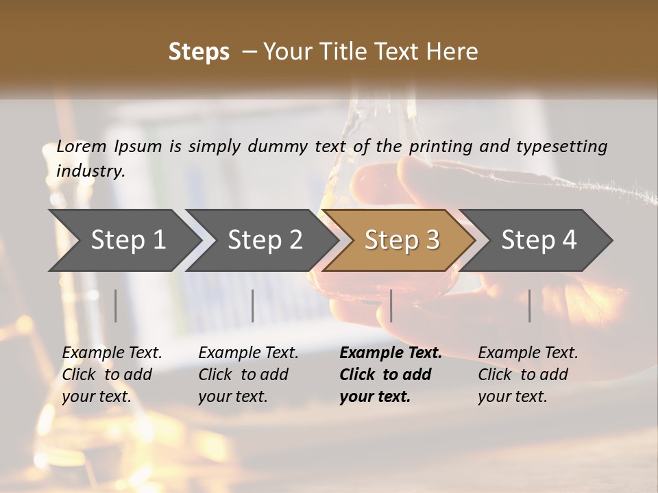 Chemical Flask PowerPoint Template