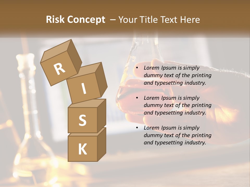 Chemical Flask PowerPoint Template