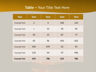 A Colorful Lamp On A Dark Background With A Yellow Border PowerPoint Template