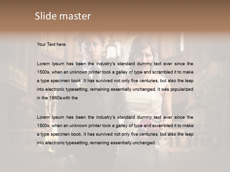 Sad Wedding PowerPoint Template