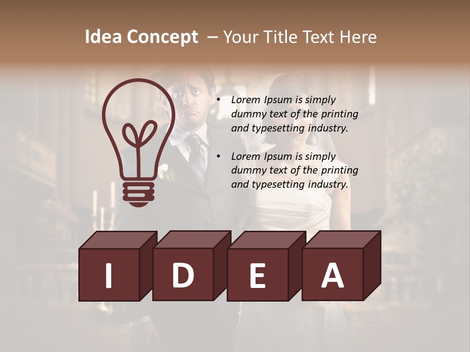 Sad Wedding PowerPoint Template