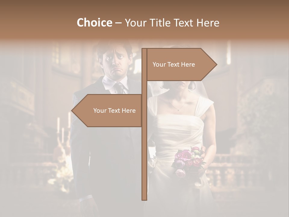 Sad Wedding PowerPoint Template