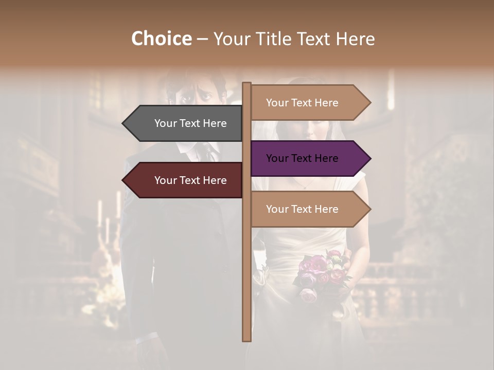 Sad Wedding PowerPoint Template