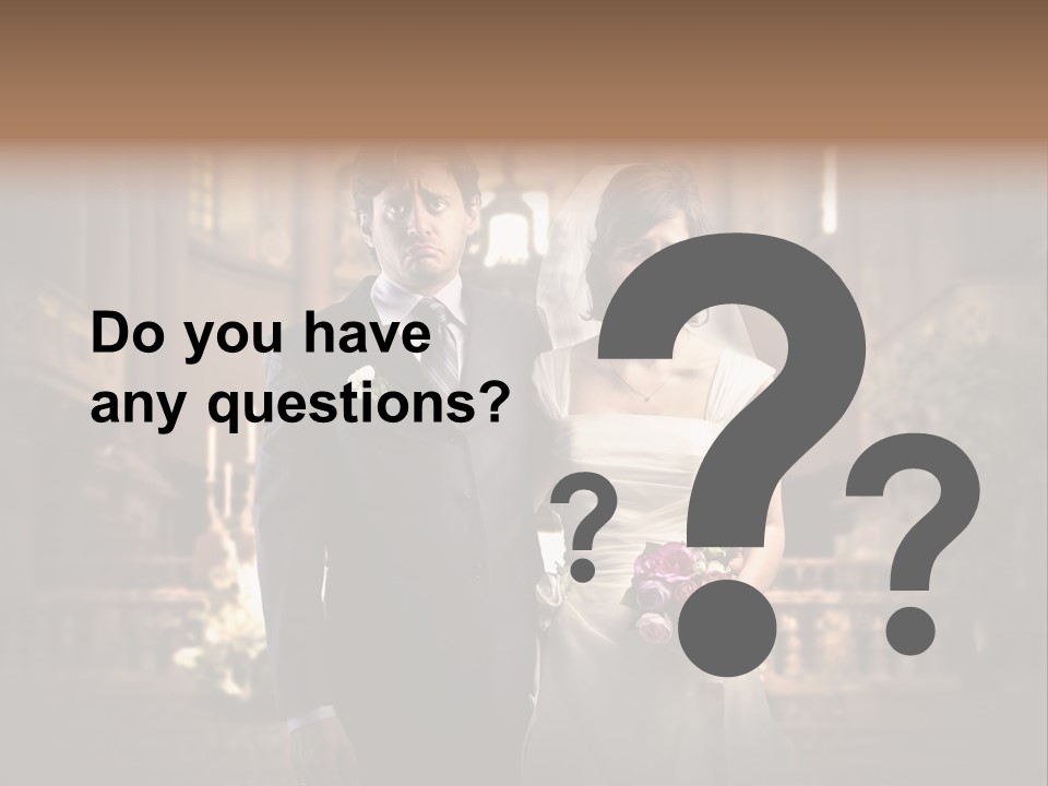 Sad Wedding PowerPoint Template