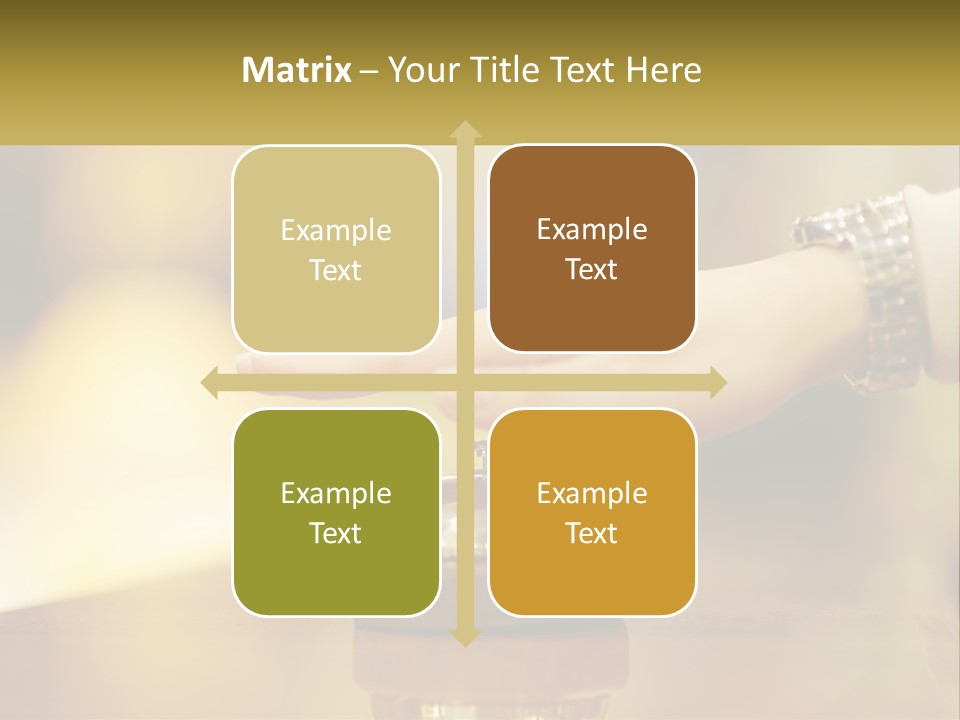 A Person's Hand Reaching Out To A Small Bell PowerPoint Template