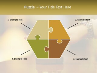 A Person's Hand Reaching Out To A Small Bell PowerPoint Template