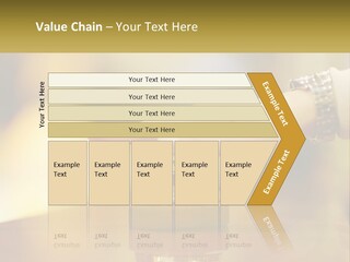 A Person's Hand Reaching Out To A Small Bell PowerPoint Template