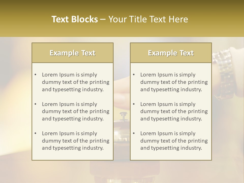 A Person's Hand Reaching Out To A Small Bell PowerPoint Template