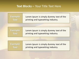 A Person's Hand Reaching Out To A Small Bell PowerPoint Template