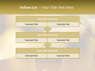A Person's Hand Reaching Out To A Small Bell PowerPoint Template