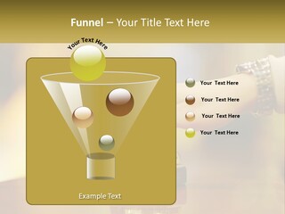 A Person's Hand Reaching Out To A Small Bell PowerPoint Template