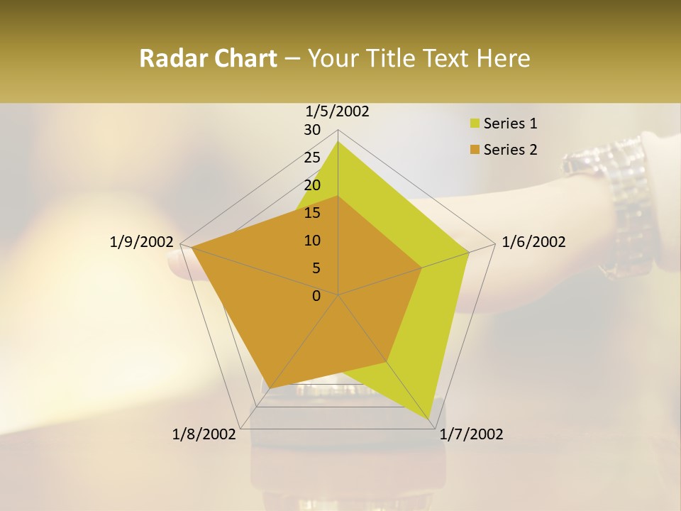 A Person's Hand Reaching Out To A Small Bell PowerPoint Template