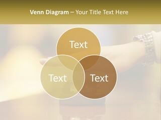 A Person's Hand Reaching Out To A Small Bell PowerPoint Template