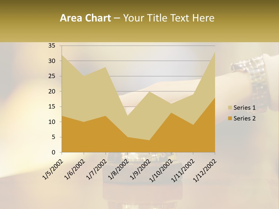 A Person's Hand Reaching Out To A Small Bell PowerPoint Template