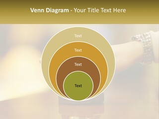 A Person's Hand Reaching Out To A Small Bell PowerPoint Template