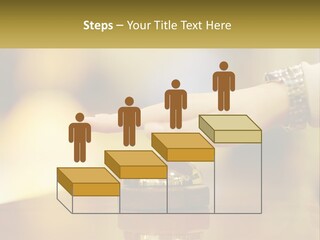 A Person's Hand Reaching Out To A Small Bell PowerPoint Template