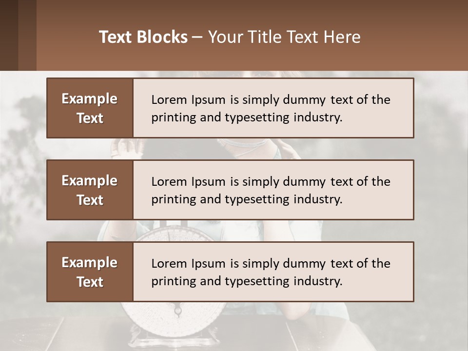 Weighing PowerPoint Template