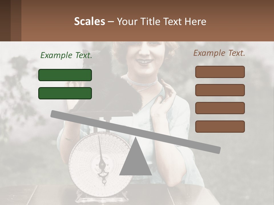 Weighing PowerPoint Template