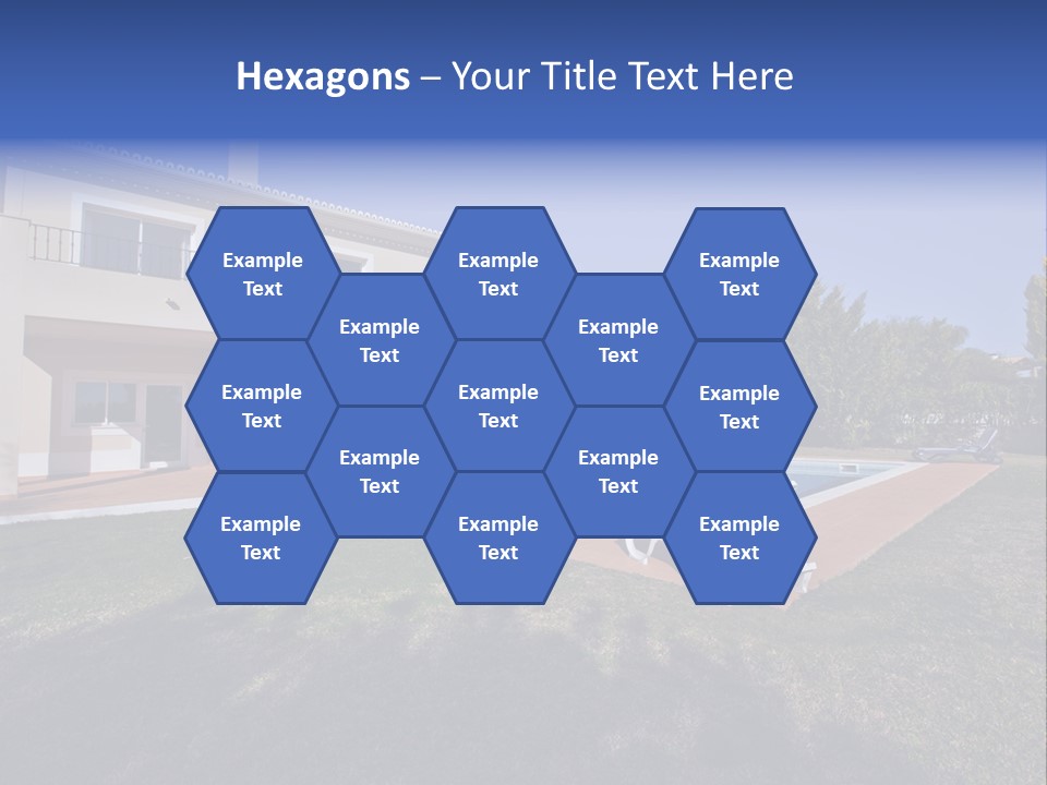 Swimming Pool At Home PowerPoint Template