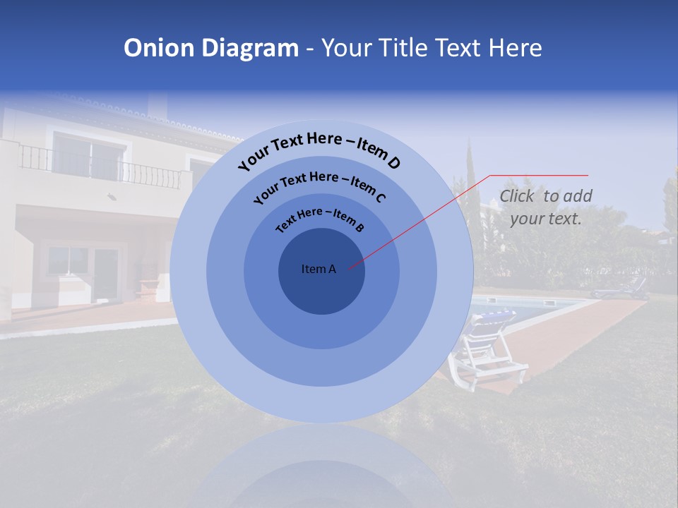 Swimming Pool At Home PowerPoint Template