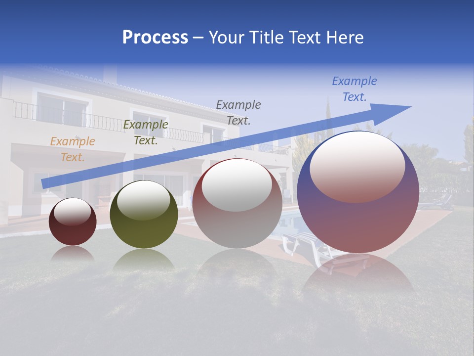 Swimming Pool At Home PowerPoint Template