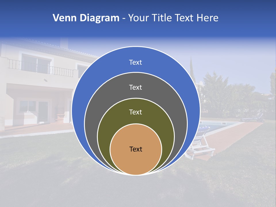 Swimming Pool At Home PowerPoint Template