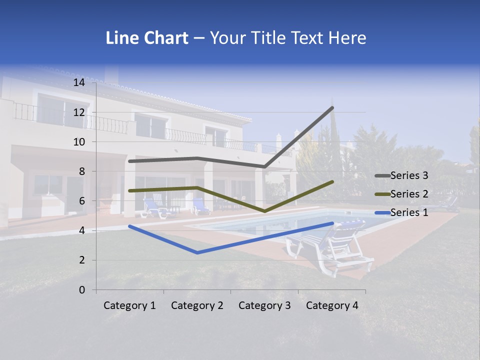 Swimming Pool At Home PowerPoint Template
