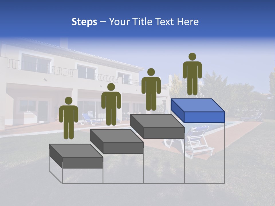 Swimming Pool At Home PowerPoint Template